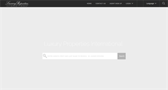 Desktop Screenshot of luxurypropertiesinternational.com