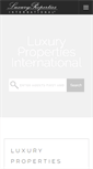 Mobile Screenshot of luxurypropertiesinternational.com